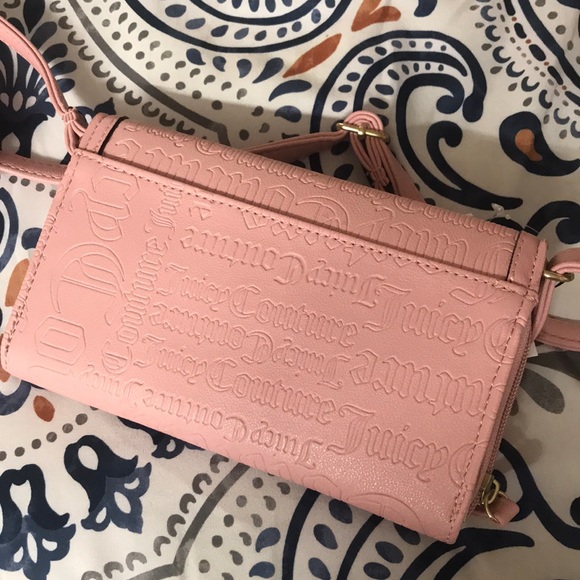 NWT Juicy Couture pink crossbody bag - Picture 5 of 9